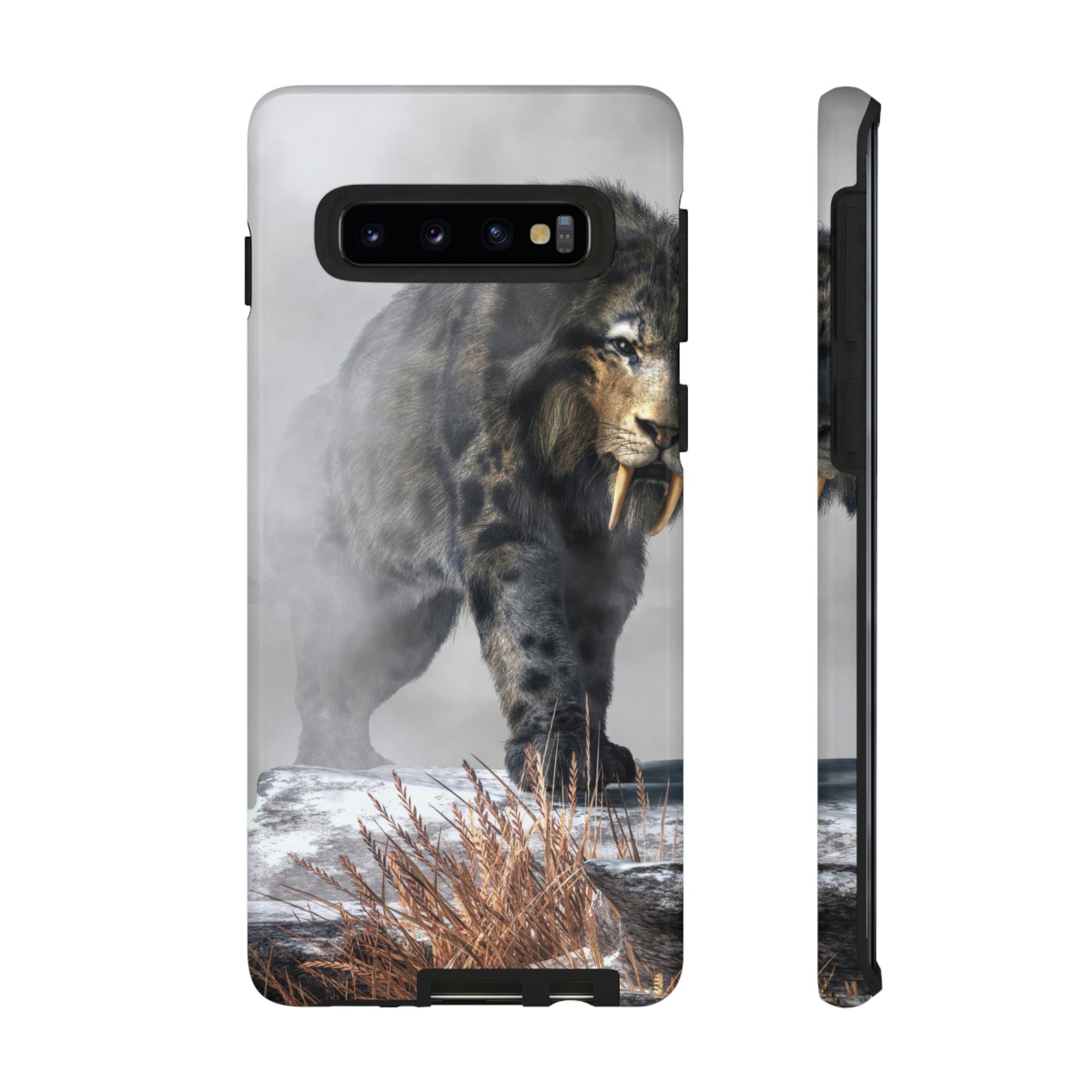 Saber Tooth Android Case (Protective) Samsung Galaxy S10 Glossy Phone Case