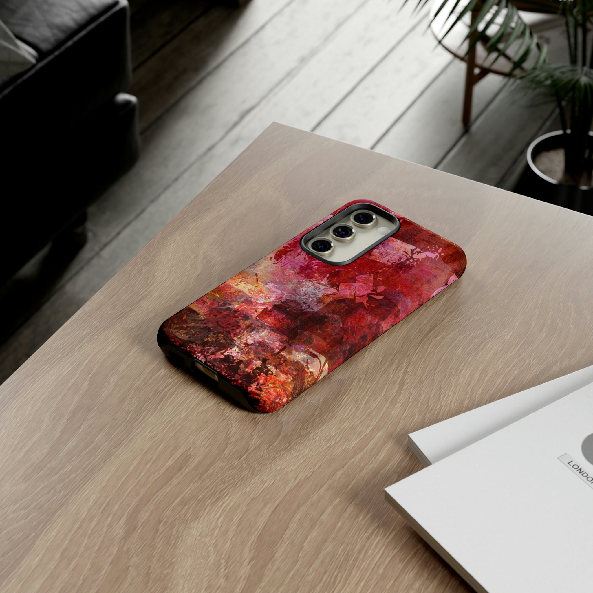 Red Grunge Android Case (Protective) Phone Case