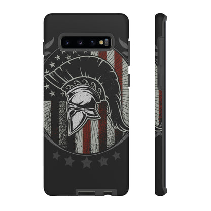 Sparta Helmet Emblem Android Case (Protective) Samsung Galaxy S10 Plus Matte Phone Case