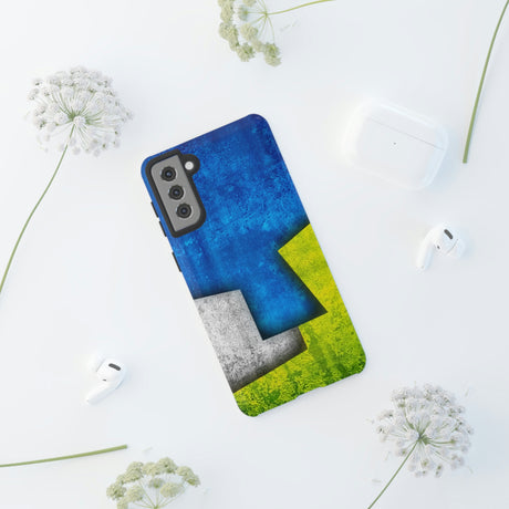 Blue Abstract Art Android Case (Protective) Phone Case