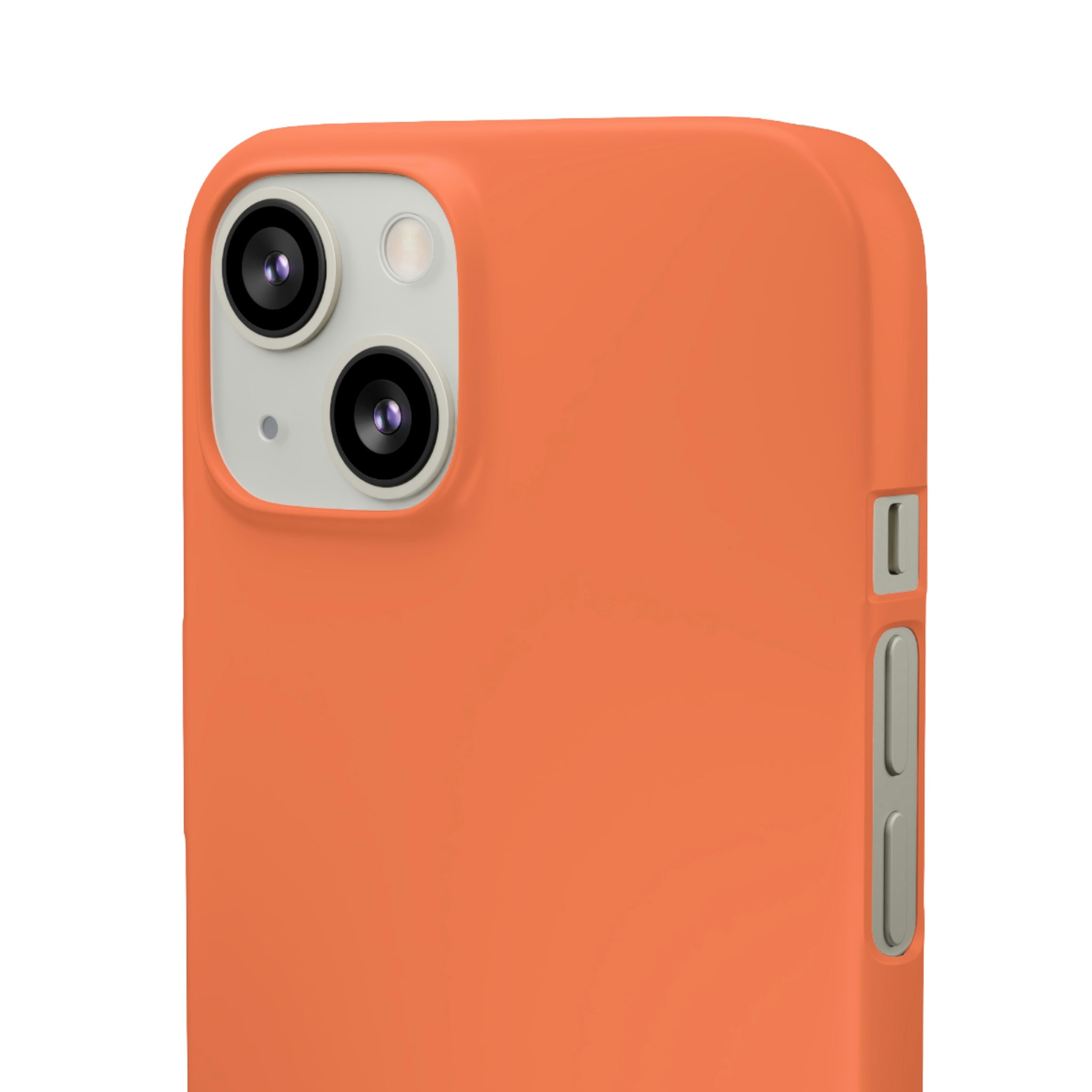 Coral Orange iPhone Case (Slim) Phone Case