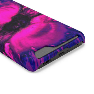 Deep Pink Ink Art Android Case (Card) Phone Case