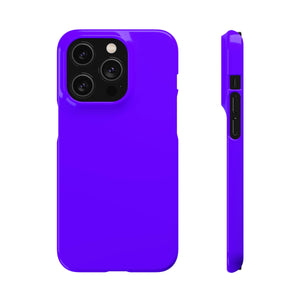 Electric Indigo iPhone Case (Slim) iPhone 14 Pro Glossy Phone Case