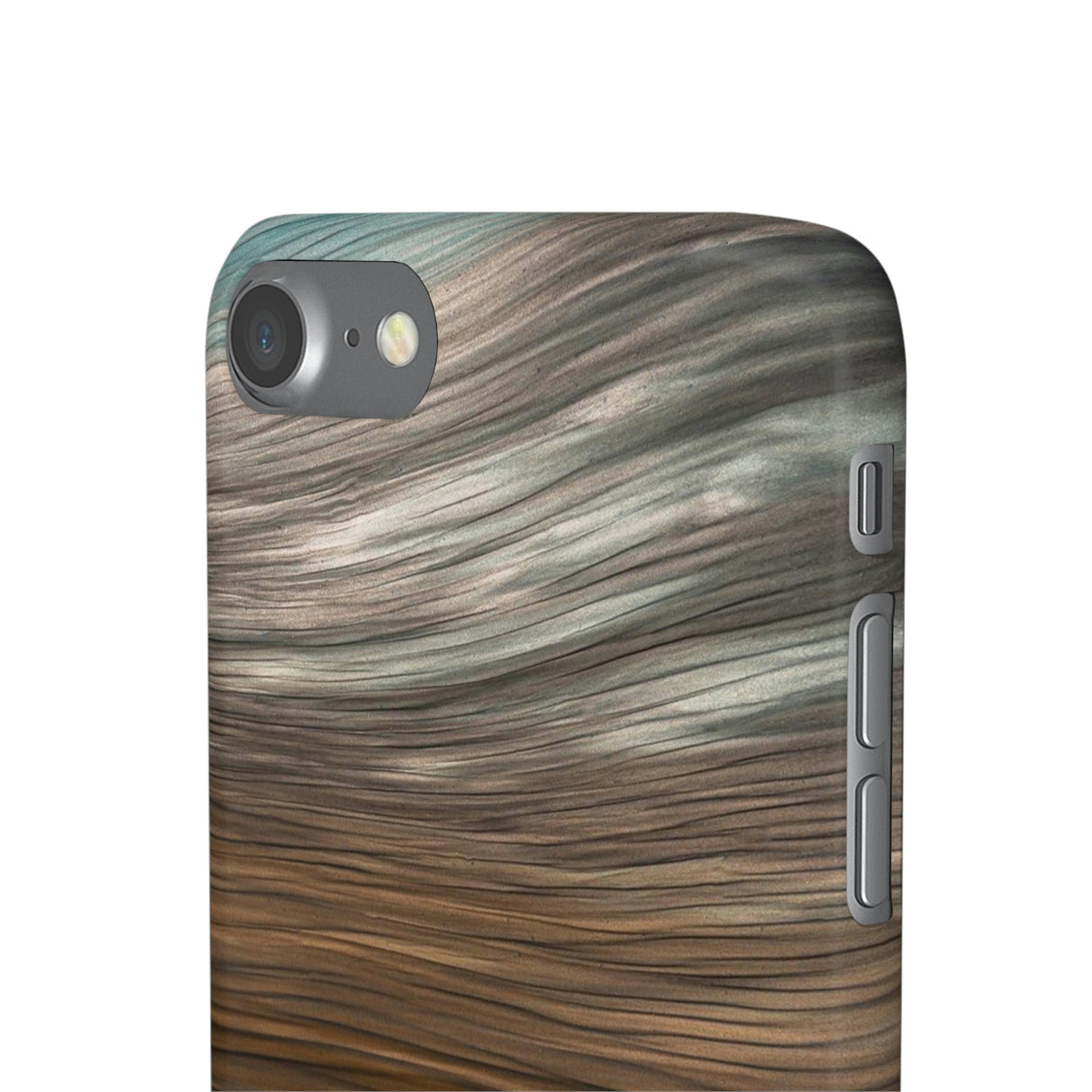 Silver Ink Art iPhone Case (Slim) Phone Case