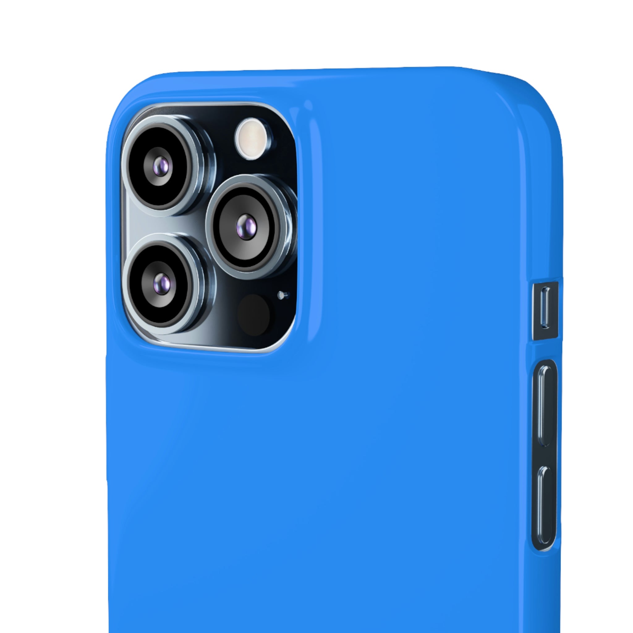 Dodger Blue iPhone Case (Slim) Phone Case