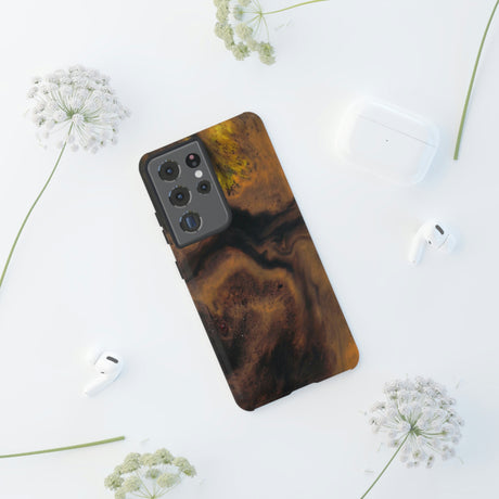 Brown Earth Ink Art Android Case (Protective) Phone Case