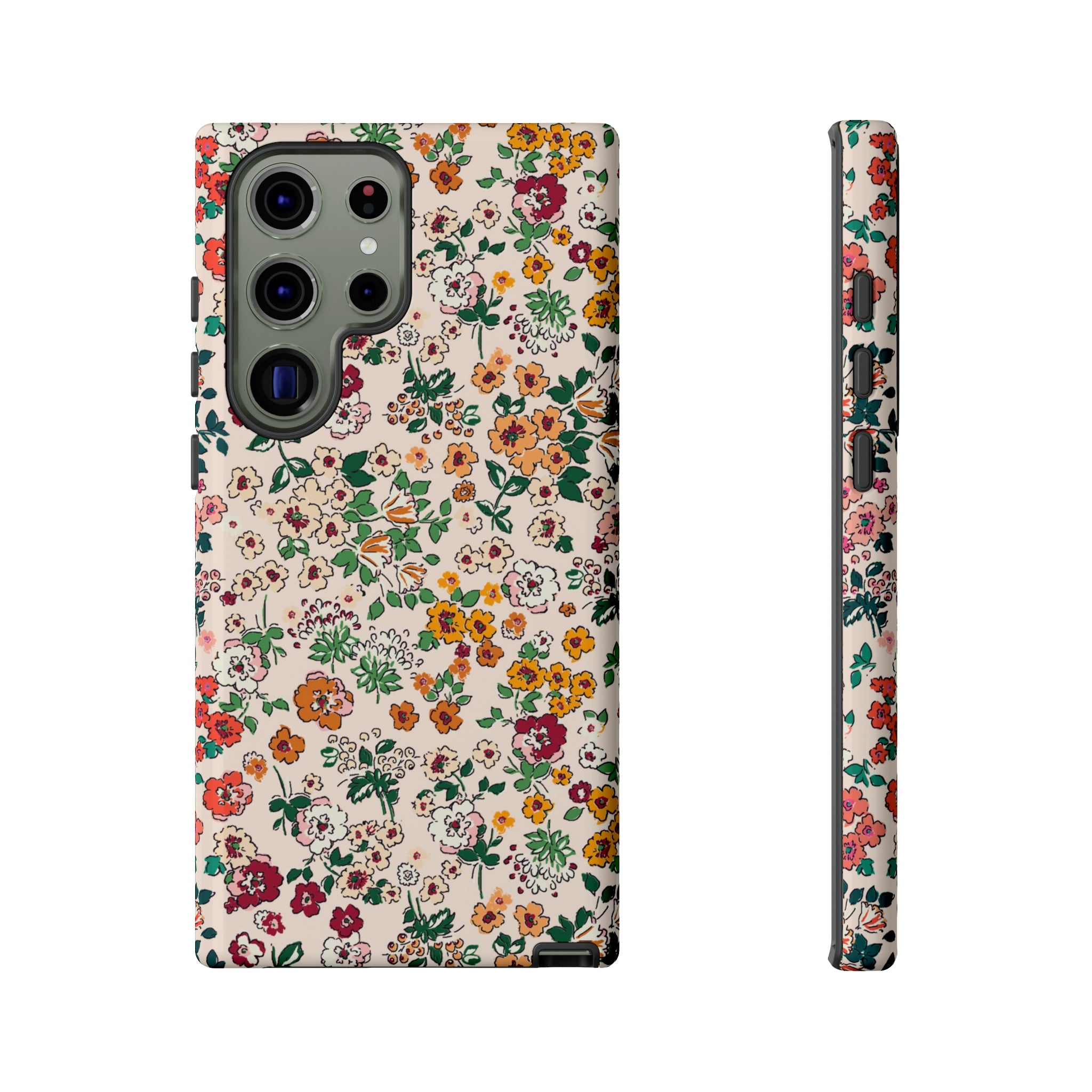 Floral Liberty Android Case (Protective) Samsung Galaxy S23 Ultra Glossy Phone Case