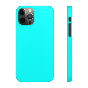 Aqua Blue iPhone Case (Slim) iPhone 12 Pro Matte Phone Case