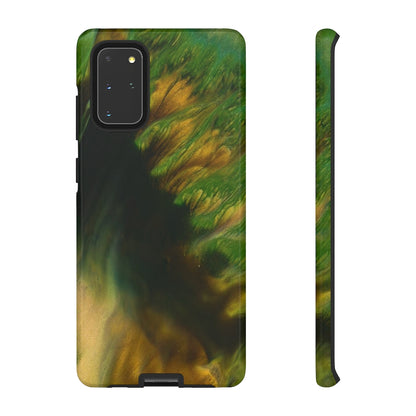 Green Forest Ink Art Android Case (Protective) Samsung Galaxy S20+ Glossy Phone Case