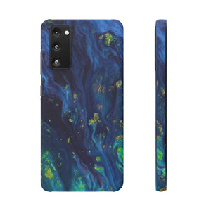 Green Opal Ink Art Android Case (Slim) Samsung S20 FE Matte Phone Case