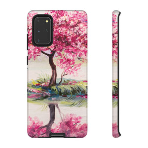 Oil painting - Oriental Cherry Tree Samsung Case (Protective) Samsung Galaxy S20+ Glossy Phone Case