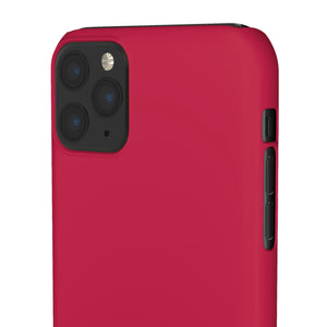 Bright Maroon iPhone Case (Slim) Phone Case