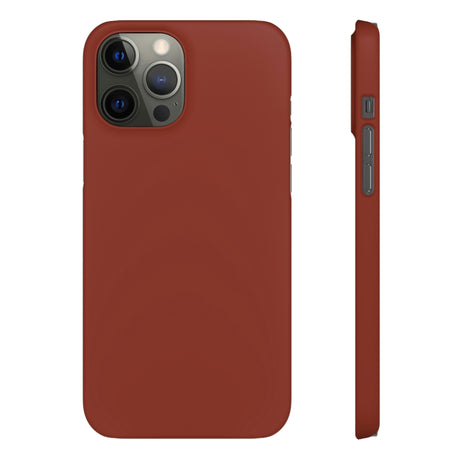 Burnt Umber iPhone Case (Slim) iPhone 12 Pro Max Matte Phone Case