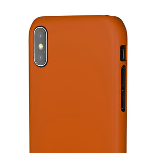 Burnt Orange iPhone Case (Slim) Phone Case