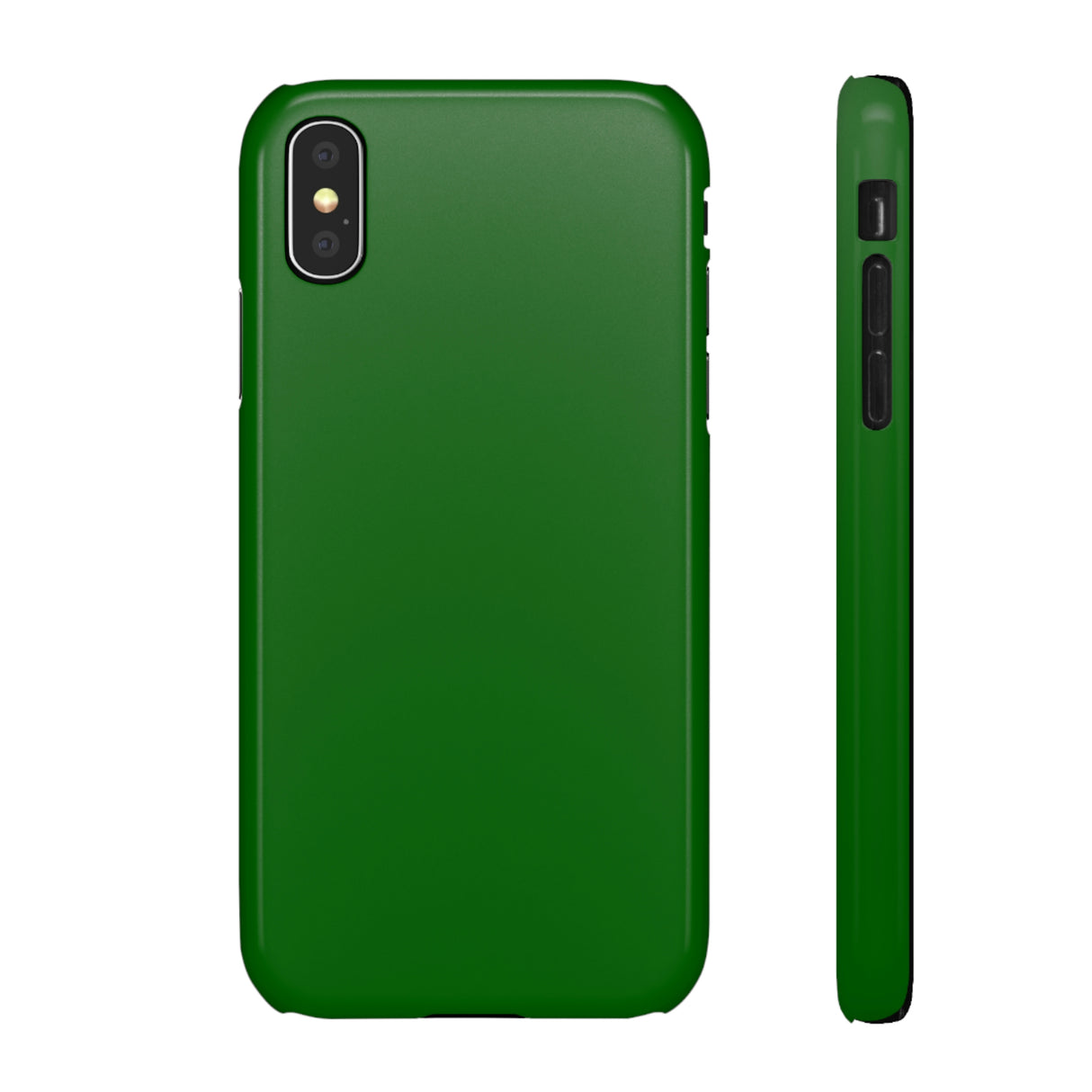 Dark Green iPhone Case (Slim) iPhone X Glossy Phone Case