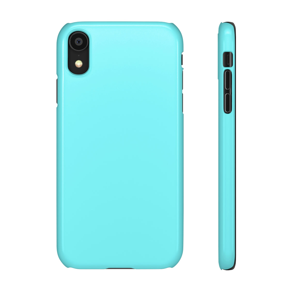 Electric Blue iPhone Case (Slim) iPhone XR Glossy Phone Case