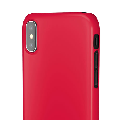 Crimson Red iPhone Case (Slim) Phone Case