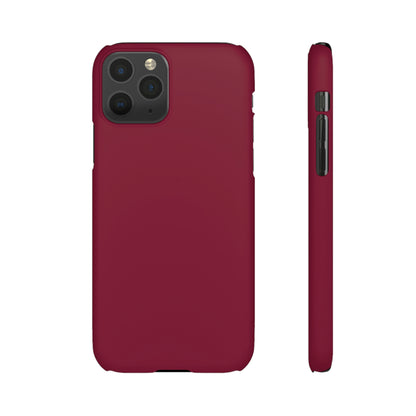 Claret Red iPhone Case (Slim) iPhone 11 Pro Matte Phone Case