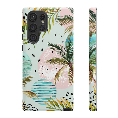 Summer Watercolor Android Case (Protective) Samsung Galaxy S22 Ultra Glossy Phone Case