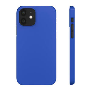 Cerulean Blue iPhone Case (Slim) iPhone 12 Glossy Phone Case