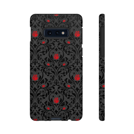 Angerunge Gothic Flower Samsung Case (Protective) Samsung Galaxy S10E Glossy Phone Case