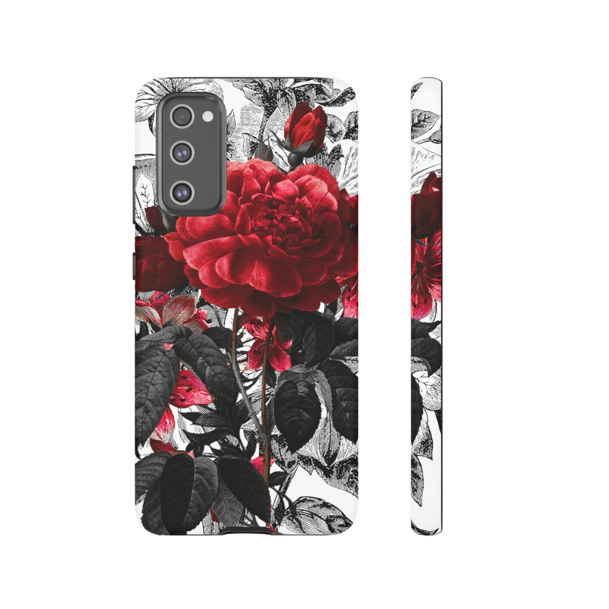 Grunicked Gothic Flower Samsung Case (Protective) Samsung Galaxy S20 FE Matte Phone Case