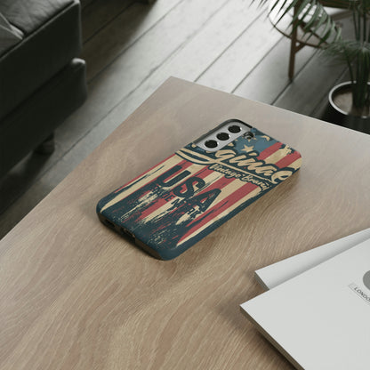 American Vintage Flag Android Case (Protective) Phone Case