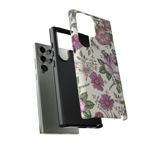 Pastel Vintage Flower Samsung Case (Protective) Phone Case