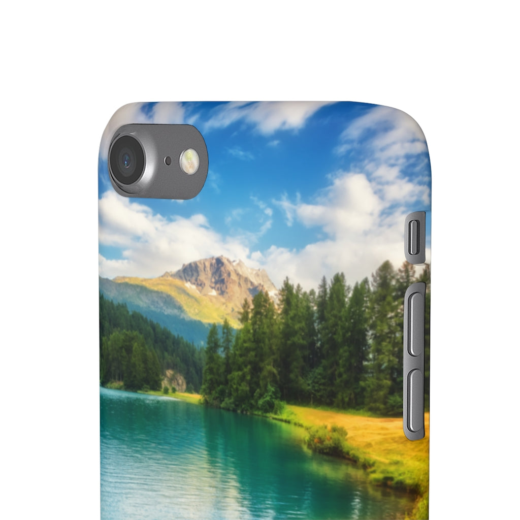 Fantastic Azure Alpine Lake Samsung/iPhone (Slim) iPhone 7 Matte Phone Case