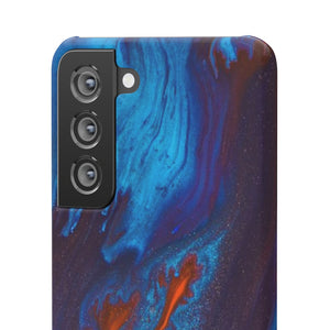 Orange Flame Ink Art Android Case (Slim) Phone Case