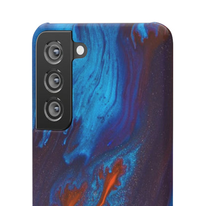 Orange Flame Ink Art Android Case (Slim) Phone Case