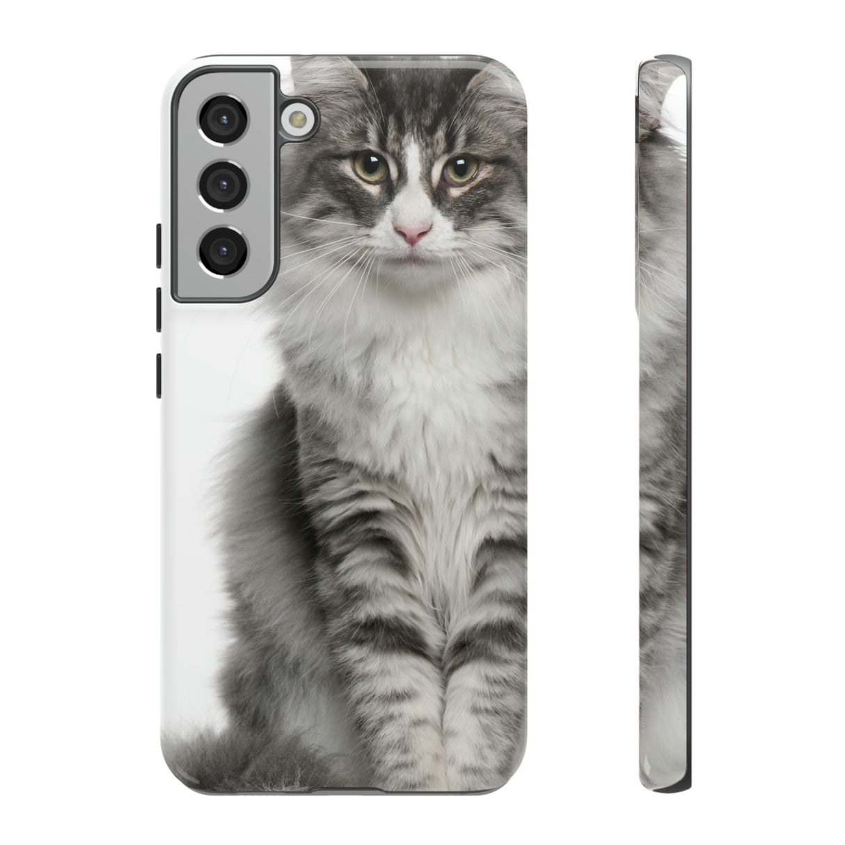 Forest Cat Android Case (Protective) Samsung Galaxy S22 Plus Glossy Phone Case