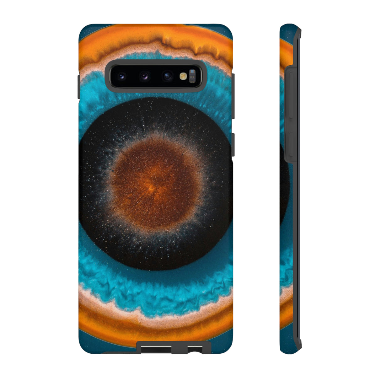 Center of Space Ink Art Android Case (Protective) Samsung Galaxy S10 Plus Matte Phone Case