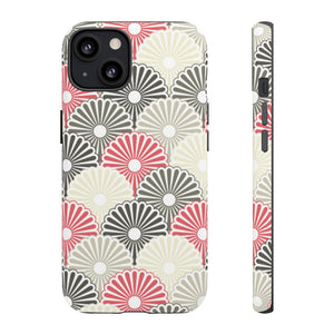 Japanese Flower Pattern iPhone Case (Protective) iPhone 13 Matte Phone Case