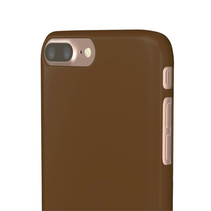 Dark Brown iPhone Case (Slim) Phone Case