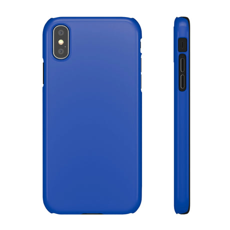 Cobalt Blue iPhone Case (Slim) iPhone XS Glossy Phone Case