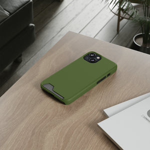 Dark Olive Green iPhone Case (Card) Phone Case