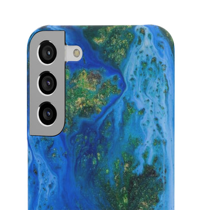 Blue Globe Ink Art Android Case (Slim) Phone Case