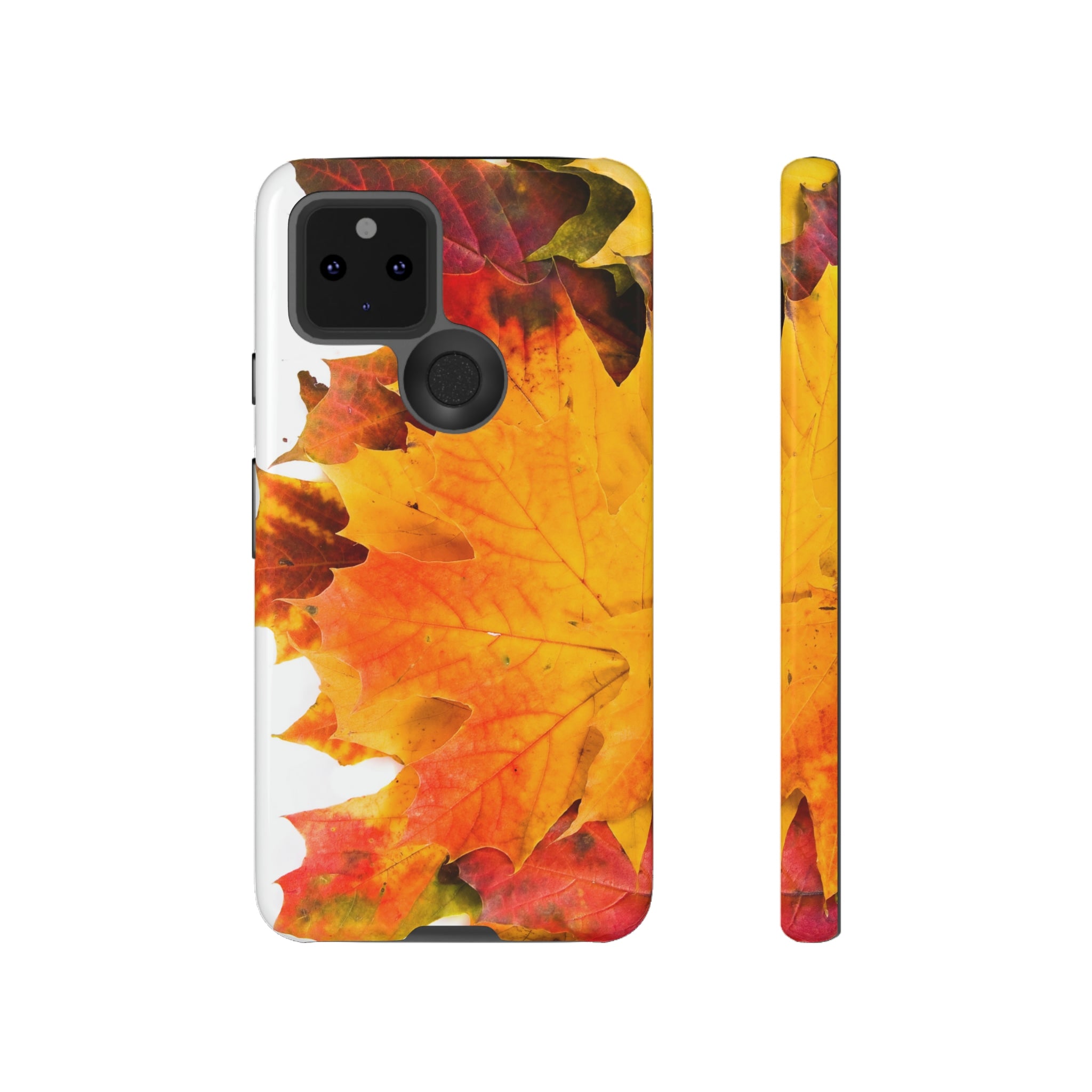 Autumn Maple Leaf Android Case (Protective) Google Pixel 5 5G Glossy Phone Case