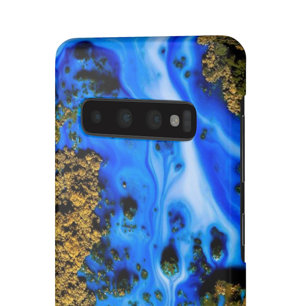 Blue River Ink Art Android Case (Slim) Phone Case