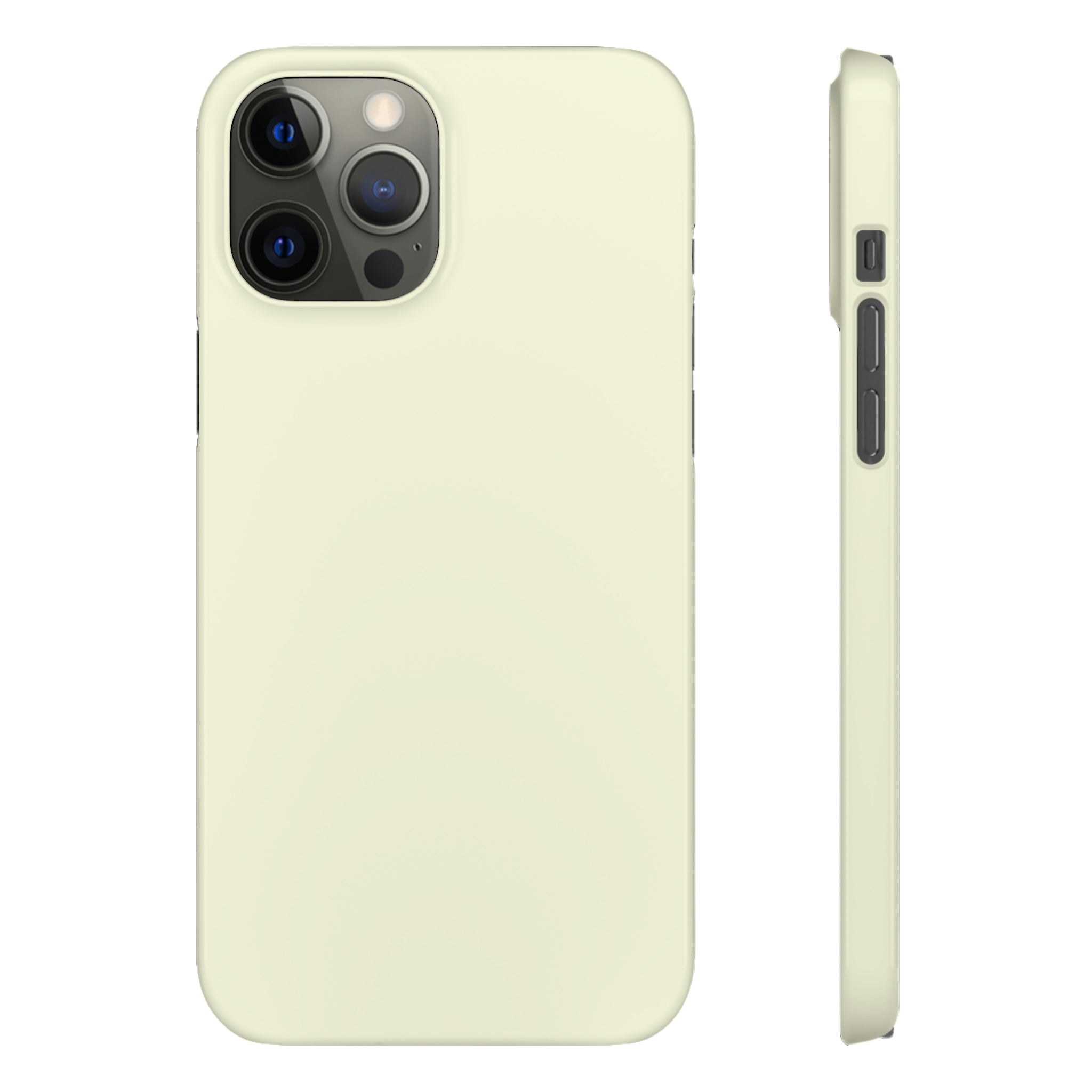 Beige iPhone Case (Slim) iPhone 12 Pro Max Glossy Phone Case