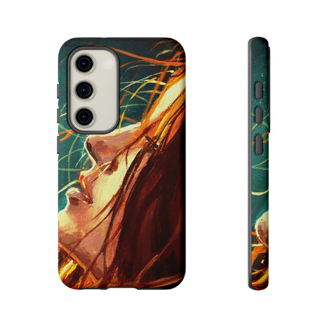 Girl at Night Android Case (Protective) Samsung Galaxy S23 Matte Phone Case