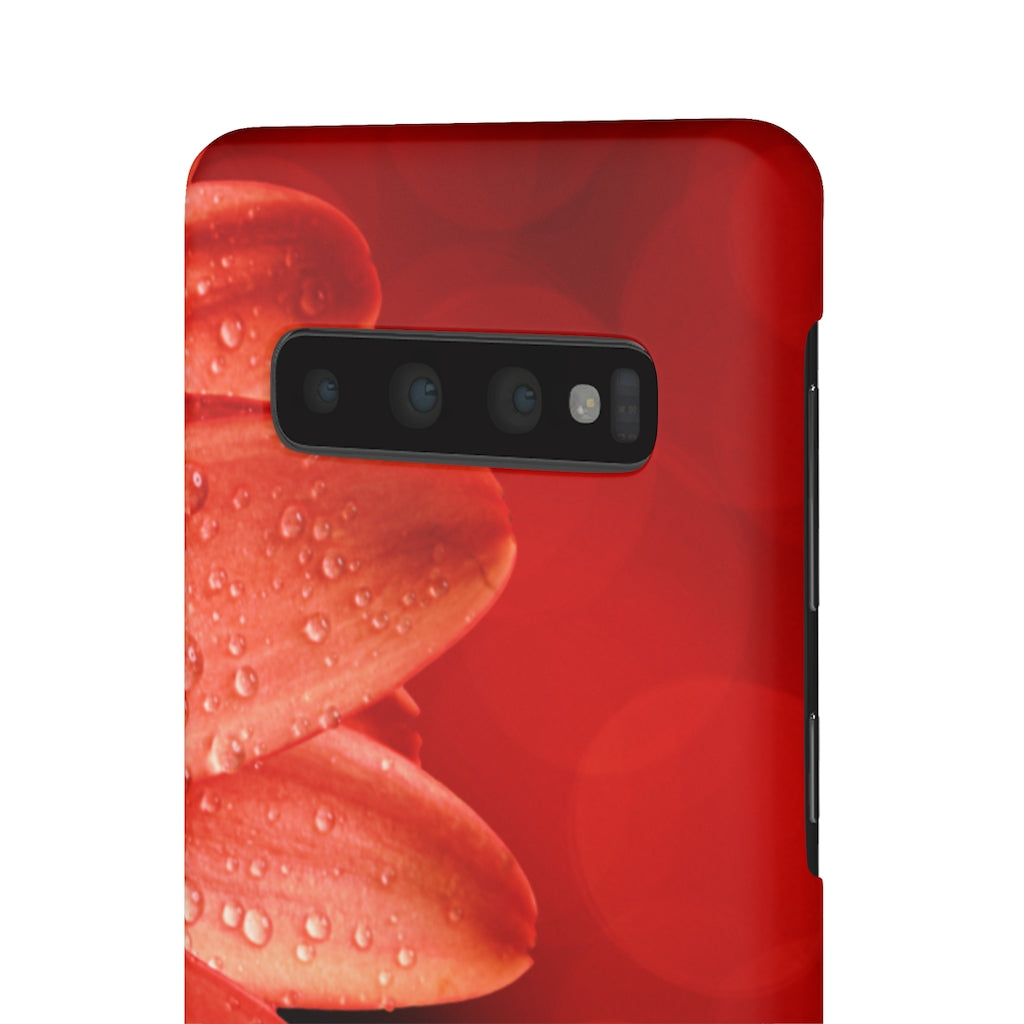 Red Spring Flower Samsung/iPhone (Slim) Samsung Galaxy S10 Matte Phone Case