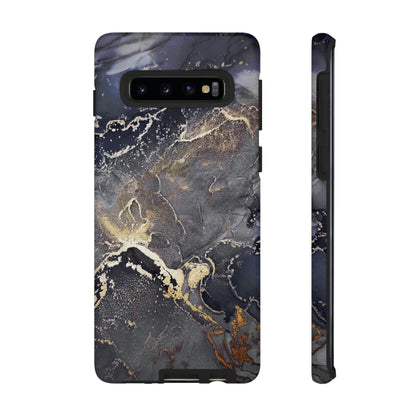 Gouache Blue Android Case (Protective) Samsung Galaxy S10 Matte Phone Case