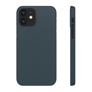 Charcoal iPhone Case (Slim) iPhone 12 Matte Phone Case