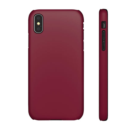 Claret Red iPhone Case (Slim) iPhone X Matte Phone Case