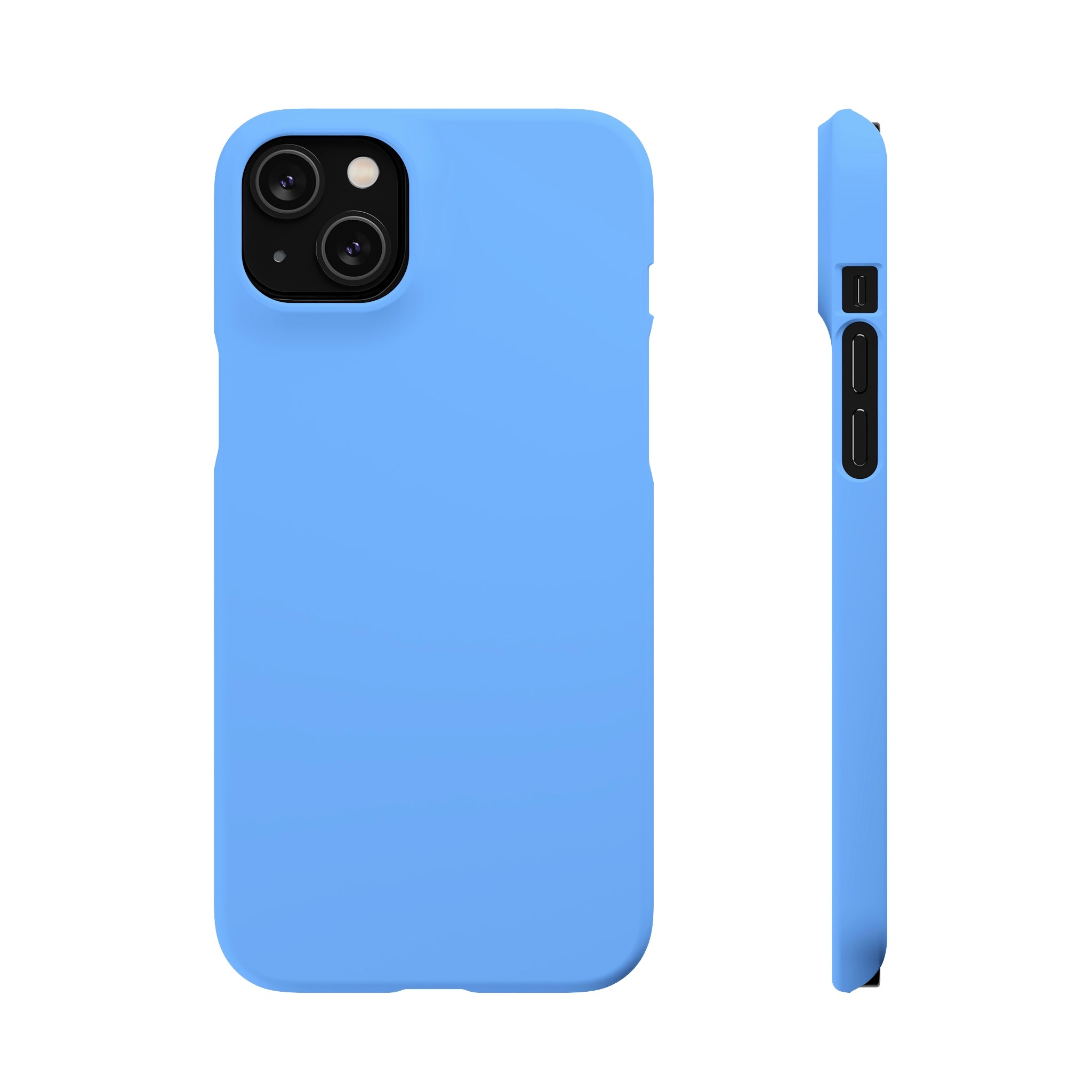 French Sky Blue iPhone Case (Slim) iPhone 14 Plus Matte Phone Case