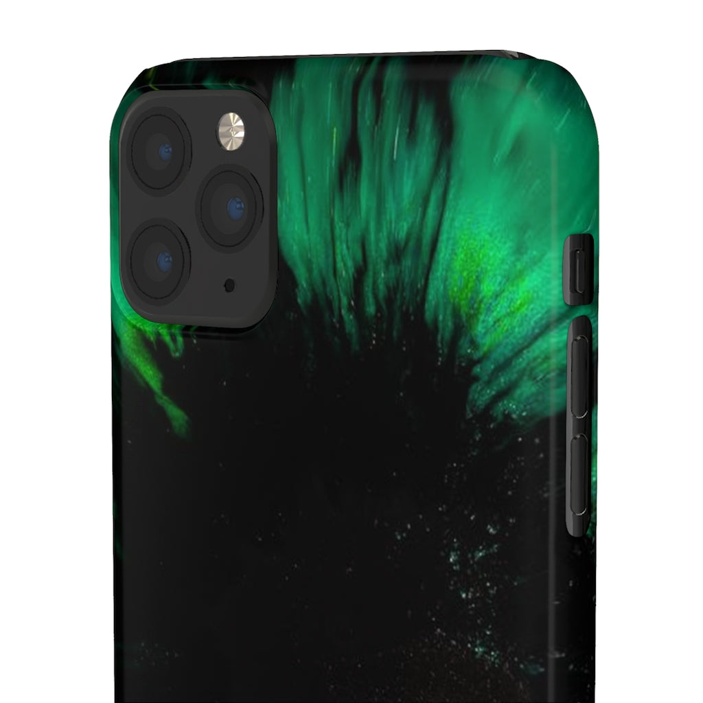 Northen Star Gaze Ink Art iPhone Case (Slim) Phone Case