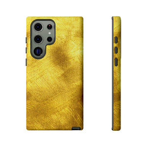 Gold Texture Android Case (Protective) Samsung Galaxy S23 Ultra Matte Phone Case