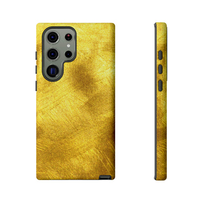 Gold Texture Android Case (Protective) Samsung Galaxy S23 Ultra Matte Phone Case